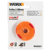 WORX WA0007 1.65mmX5Metre Çift Çıkışlı Duble Helix Spiral Burgulu Yedek Misina - 6