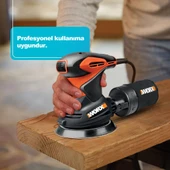 WORX WX652.1 320Watt 125mm Profesyonel Eksantrik Zımpara - 10