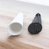 Açılı Konik 4 Adet Beyaz 12 cm Mobilya Yükseltici Baza Ayağı Koltuk Kanepe Altı Puf Ayakları thumbnail 3