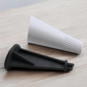 Açılı Konik 4 Adet Beyaz 12 cm Mobilya Yükseltici Baza Ayağı Koltuk Kanepe Altı Puf Ayakları thumbnail 4