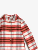 Koton Kız Bebek Düğme Detaylı Kaban - 3