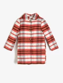 Koton Kız Bebek Düğme Detaylı Kaban - 1