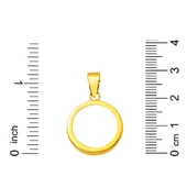 Çeyrek Altın Takılabilen 14 Ayar Kolye thumbnail 5