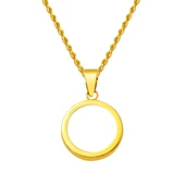 Çeyrek Altın Takılabilen 14 Ayar Kolye thumbnail 1