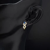 Sonsuzluk 14 Ayar Altın Çocuk Küpesi thumbnail 2