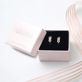 Sonsuzluk 14 Ayar Altın Çocuk Küpesi thumbnail 3