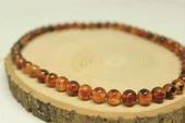 Kehribar 8mm/2 adet boncuk  taş (23470-1) - 5