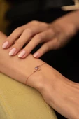 Serçe Model Rose 925 Ayar Gümüş Kaplama İtalyan Bileklik - 2