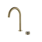 Newarc Step 2 Delıklı Çanak Tıpı Lavabo Bataryası - Altın 900528 - 1