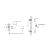 Newarc Domıno Aplıke Lavabo Bataryası Altın 971558 - 2