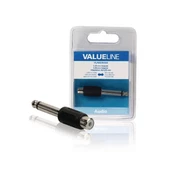 Valuelıne Ses Adaptörü 6,35 Mm Erkek  Rca Kalın Siyah - 1