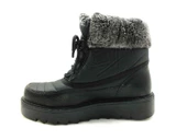 Marine Shoes Kürklü Termal Kar Botu Siyah-Rugan 86 4013 - 4
