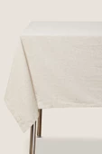 220x160cm Naturel Pamuk Keten Masa Örtüsü - 1