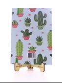 Lastikli Noktalı Sert Kapak Kaktüs Defter - 1
