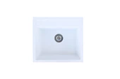 Vinox Beyaz Kare Granit Eviye 50x48 Vx005 - 1