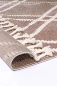 Mandaş Halı Cool CL04 Beige İskandinav Peluş Dokulu Makine Halısı - 80X150CM - 1