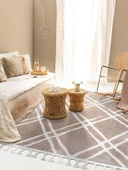 Mandaş Halı Cool CL04 Beige İskandinav Peluş Dokulu Makine Halısı - 80X150CM - 2
