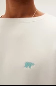 Bad Bear Geofox Crewneck Off Whıte Erkek Beyaz Sweatshırt 22.02.12.028 thumbnail 4