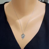 925 Ayar Gümüş Çilek Kolye thumbnail 1