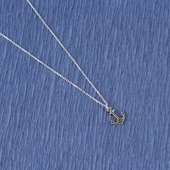 925 Ayar Gümüş Çapa Kolye thumbnail 1