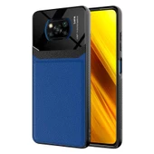 Xiaomi Poco X3 Kılıf ​Zore Emiks Deri Görünümlü Kılıf - 3