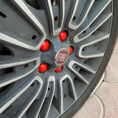 Düz Bijon Kapağı Sökme Aparatlı 20 li Set 17 mm-19 mm Kırmızı - 3