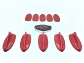 5 li Mini Shark Balina Anten Seti Balık Sırtı Süs Anten - 11
