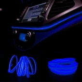 Araç Araba İçi Torpido Ledi Renkli İp Neon İp Led 2 Metre - 9