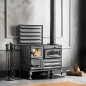 Erendemir Soba Kuzine Şömine Soba Tuğlalı Pik Ayaklı Em804b-T-P - 2