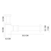 DP-102 Sifon Alt Takımı Altın DP-102 - 2
