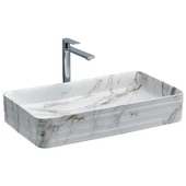 E-2106M1 Tezgah Üstü Porselen Lavabo E-2106M1 - 1