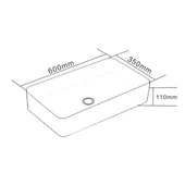 E-4071Y Tezgah Üstü Porselen Lavabo E-4071Y - 2