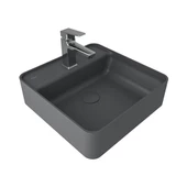 Smartedge 45*45 Kare Lavabo Mat Antrasit Gri - 1