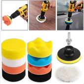 Rodex Pasta Cila Polisaj Süngeri Pedi Seti 115 mm Otomotiv Parlatıcı (25 PARÇA) - 2
