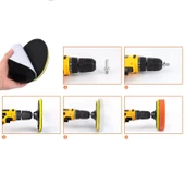Rodex Pasta Cila Polisaj Süngeri Pedi Seti 115 mm Otomotiv Parlatıcı (25 PARÇA) - 7