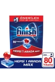 Finish Hepsi Bir Arada Bulaşık Makinesi Tableti-80 Tablet - 1