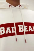 Bad Bear Flog Hoodie Off White Erkek Kapişonlu Beyaz Sweatshırt 22.02.12.015 - 5