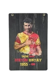 Galatasaray Orijinal Metin Oktay Fan Forma 4 Yıldızlı Özel Tasarım Ahşap Kutulu thumbnail 3