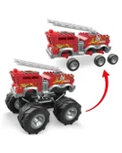 Hot Wheels Mega 5 Alarm Monster Truck İtfaiye Aracı HHD19 - 3