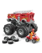 Hot Wheels Mega 5 Alarm Monster Truck İtfaiye Aracı HHD19 - 2
