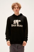 Bad Bear Erkek Siyah Hoodie Brand Hoodıe Kapişonlu Sweatshırt 22.02.12.001 thumbnail 1