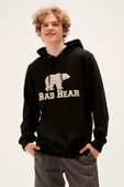 Bad Bear Erkek Siyah Hoodie Brand Hoodıe Kapişonlu Sweatshırt 22.02.12.001 thumbnail 2