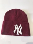 Ny  New York Yankees Nakışlı Bere  Bordo Tek Beden - 3