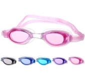 Mavi Çocuk Yüzücü Gözlüğü Havuz Deniz Gözlüğü 9-14  yaş  Pembe - 3