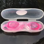 Mavi Çocuk Yüzücü Gözlüğü Havuz Deniz Gözlüğü 9-14  yaş  Pembe - 5