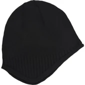 İçi Polarlı Kulaklı Bere Kışlık Bere   LACİVERT thumbnail 1