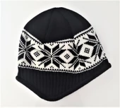 İçi Polarlı Kulaklı Bere Kışlık Bere   LACİVERT thumbnail 8