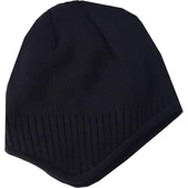 İçi Polarlı Kulaklı Bere Kışlık Bere   LACİVERT thumbnail 5