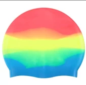 Siyah Silikon Renkli Bone Düzrenk Slikon Bone Kırmızı- Mavi Tek Ebat - 2