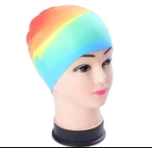 Siyah Silikon Renkli Bone Düzrenk Slikon Bone Kırmızı- Mavi Tek Ebat - 4